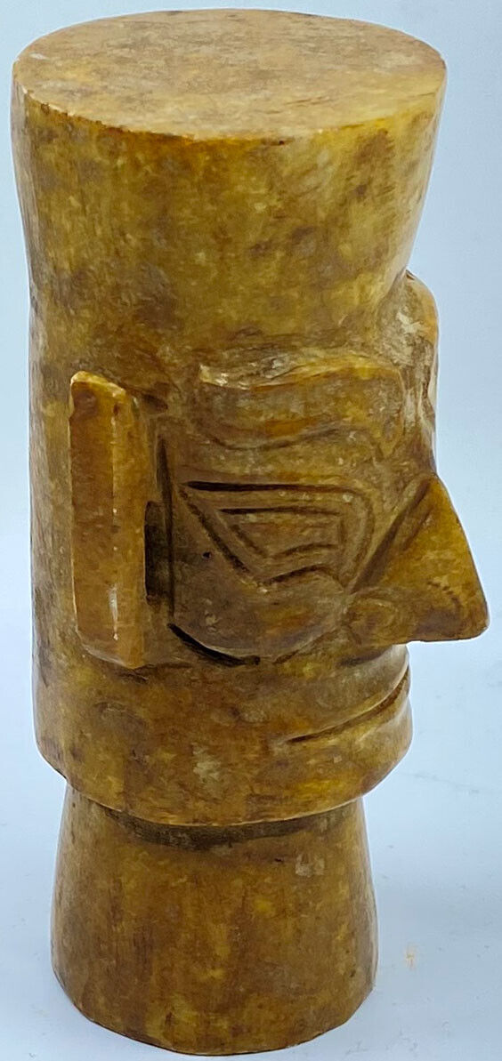 Ancient China Chinese HONGSHAN Sanxingdui JADE Head Figurine 3500-1150BC i119645