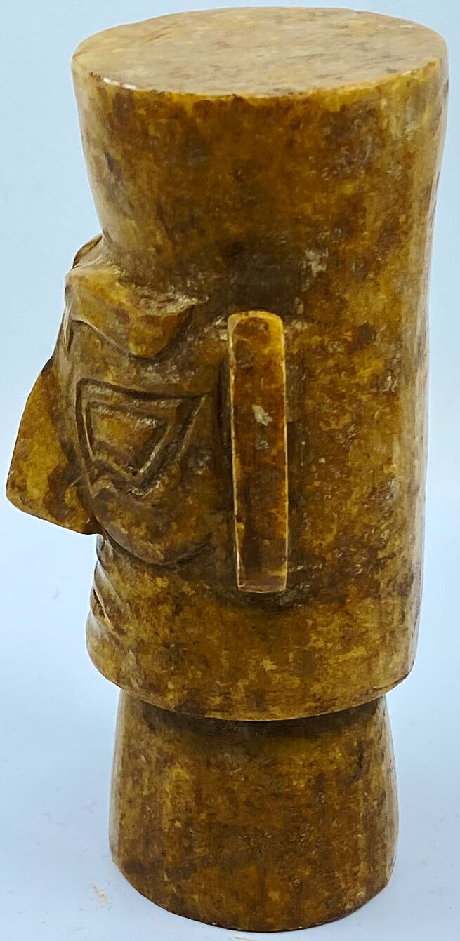 Ancient China Chinese HONGSHAN Sanxingdui JADE Head Figurine 3500-1150BC i119645