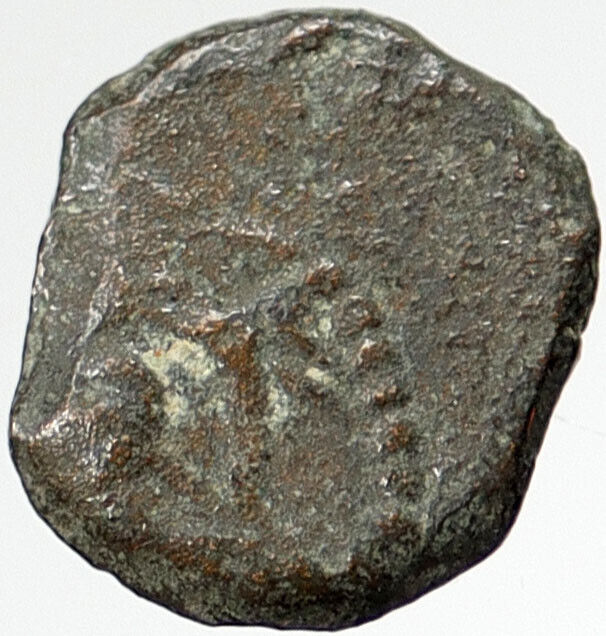 103BC Ancient Bible Greek JERUSALEM Coin JEWISH Kng JANNAEUS HENDIN 1145 i119795