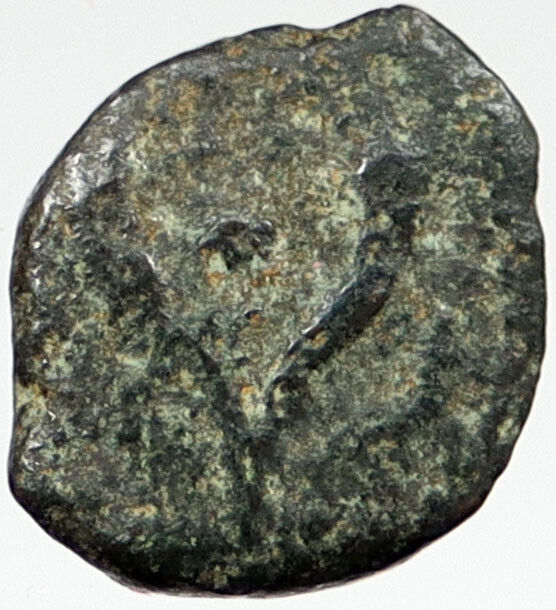 Ancient JEWISH King JANNAEUS Bible Greek TIME JERUSALEM Coin HENDIN 1144 i119798