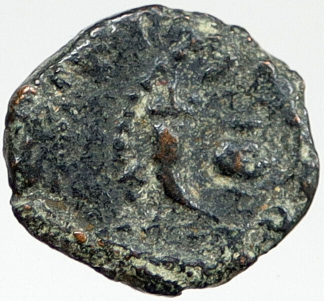 103BC Ancient Bible Greek JERUSALEM Coin JEWISH Kng JANNAEUS HENDIN 1145 i119804