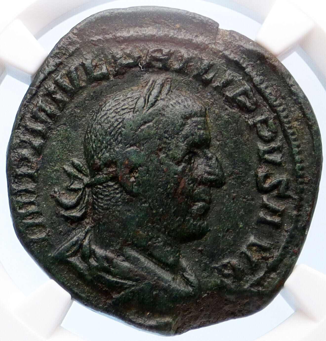 PHILIP I the ARAB Sestertius 1000 Years of Rome Colosseum Animal Coin NGC i60394