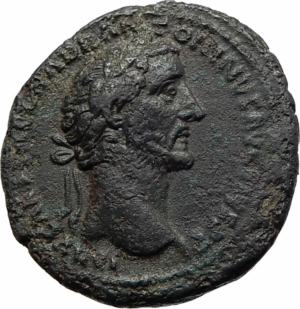 ANTONINUS PIUS Authentic Ancient 150AD Rome Genuine Roman Coin w ANNONA i75576