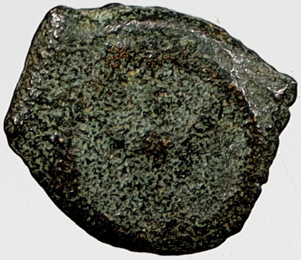 80BC Biblical Jerusalem Widow's Mite ALEXANDER JANNAEUS Coin HENDIN 1153 i120980