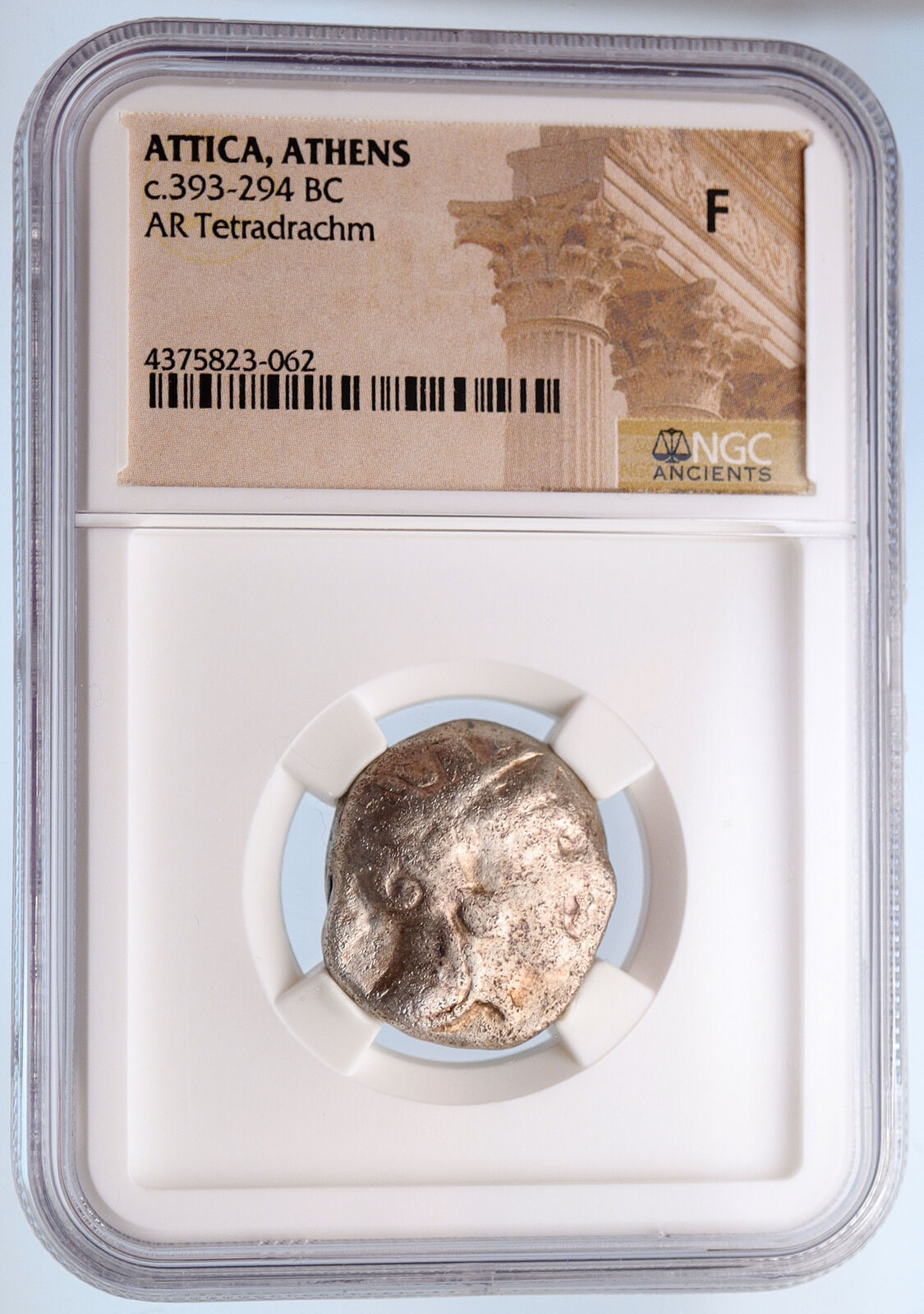 ATHENS Attica Greece Athena Owl Tetradrachm Ancient Silver Greek Coin NGC i59981