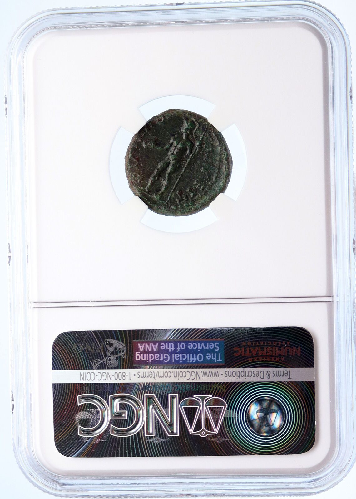 Antoninus Pius - Philippopolis Thrace ARES MARS Ancient Roman Coin NGC i60266