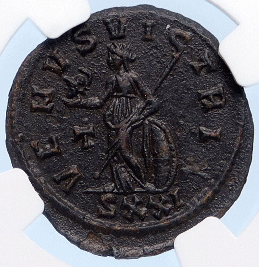 MAGNIA URBICA Carinus Wife Authentic Ancient 283AD Roman Coin VENUS NGC i68147
