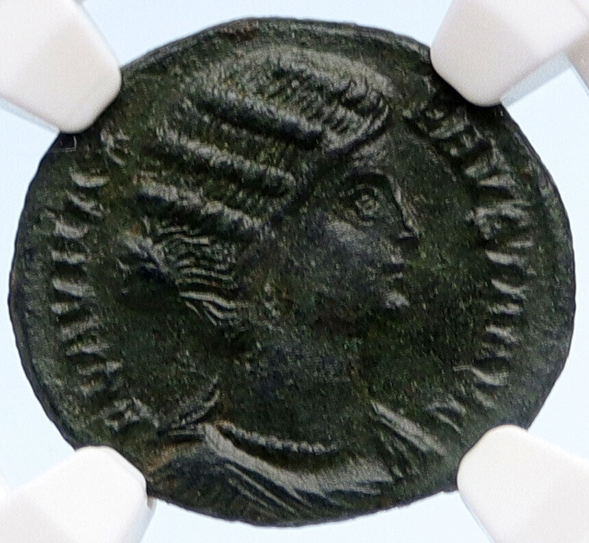 FAUSTA Constantine the Great Wife 324AD Authentic Ancient Roman Coin NGC i60246