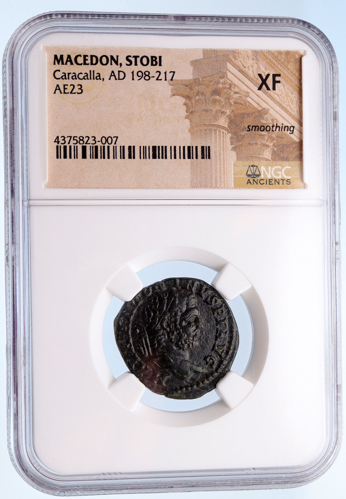 CARACALLA 198AD Stobi Macedonia Victory Authentic Ancient Roman Coin NGC i60216