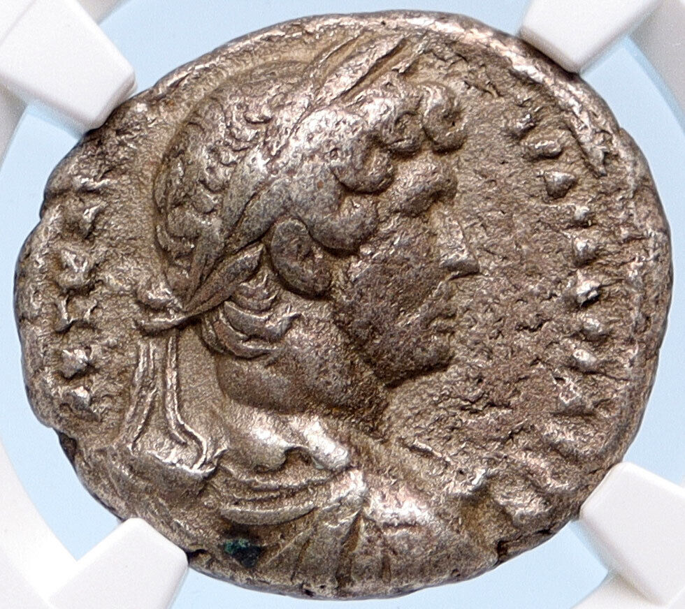 HADRIAN & SABINA Authentic Ancient 128AD EGYPT Roman Tetradrachm Coin NGC i68144