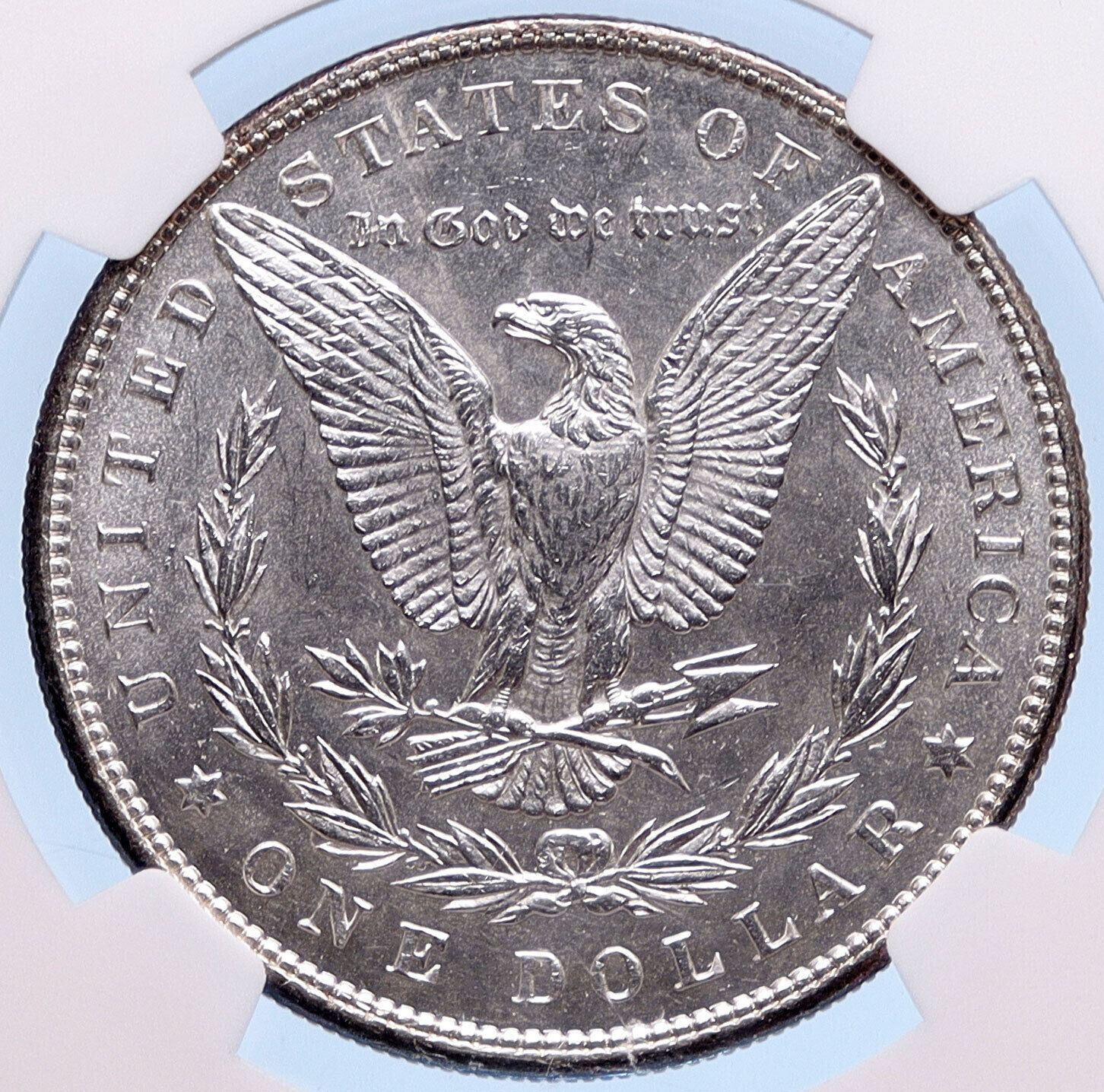 1898 MORGAN SILVER DOLLAR United States of America USA Coin NGC MS 62 i57739