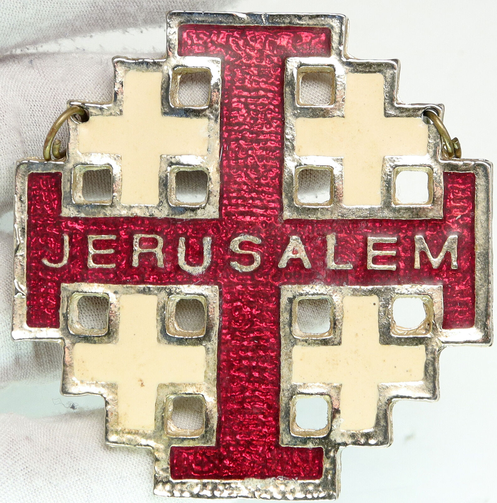 USA FREEMASON Knight Crusader of The Cross Jerusalem TEMPLAR York Medal i90405