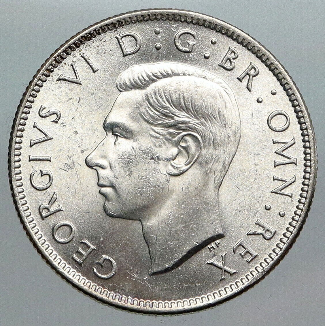 1946 UNITED KINGDOM UK Great Britain GEORGE VI Old Silver FLORIN 2S Coin i90496