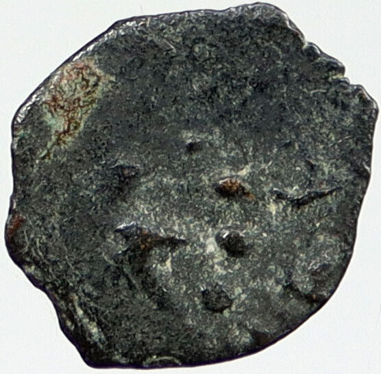 80BC Biblical Jerusalem Widow's Mite ALEXANDER JANNAEUS Coin HENDIN 1153 i120288