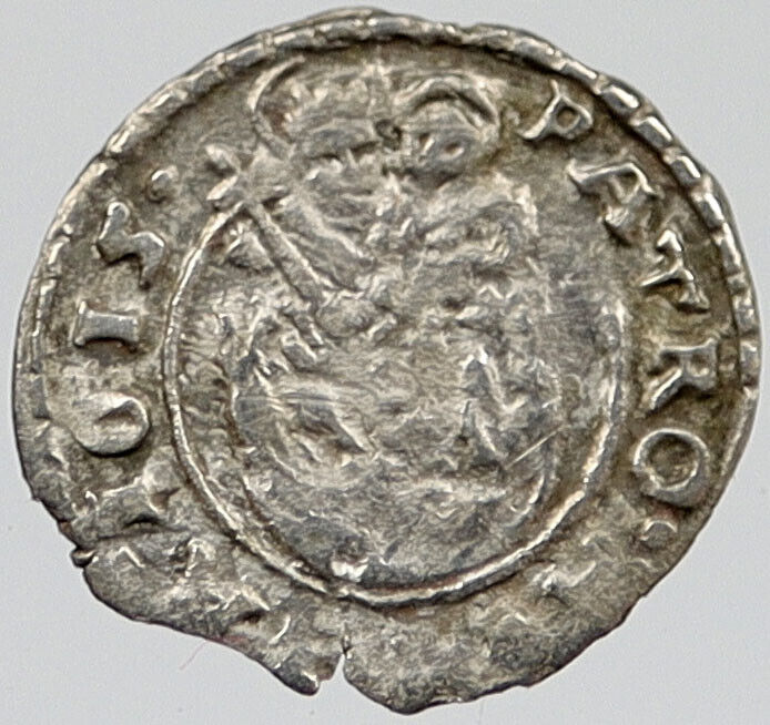 1615 HUNGARY Madonna Baby Jesus Ancient Silver Denar Coin Matthias II i120348