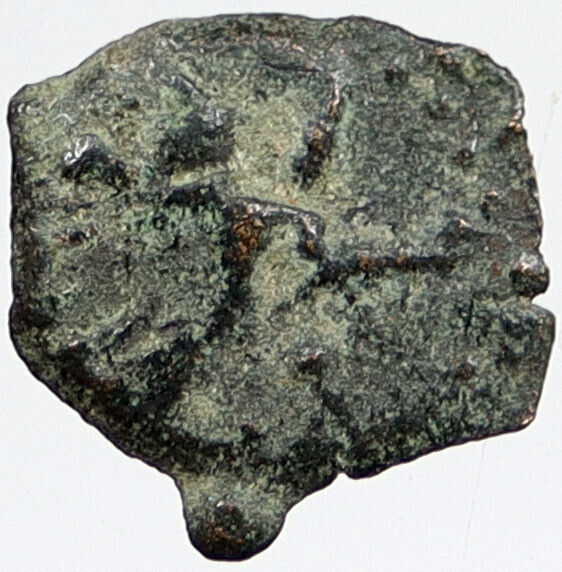 80BC Biblical Jerusalem Widow's Mite ALEXANDER JANNAEUS Coin HENDIN 1153 i120371