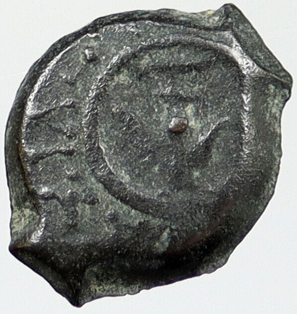 80BC Ancient Biblical Widow's Mite ALEXANDER JANNAEUS Coin HENDIN 1152 i120383