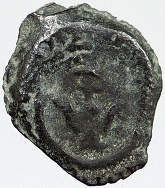 80BC Ancient Biblical Widow's Mite ALEXANDER JANNAEUS Coin HENDIN 1152 i120372