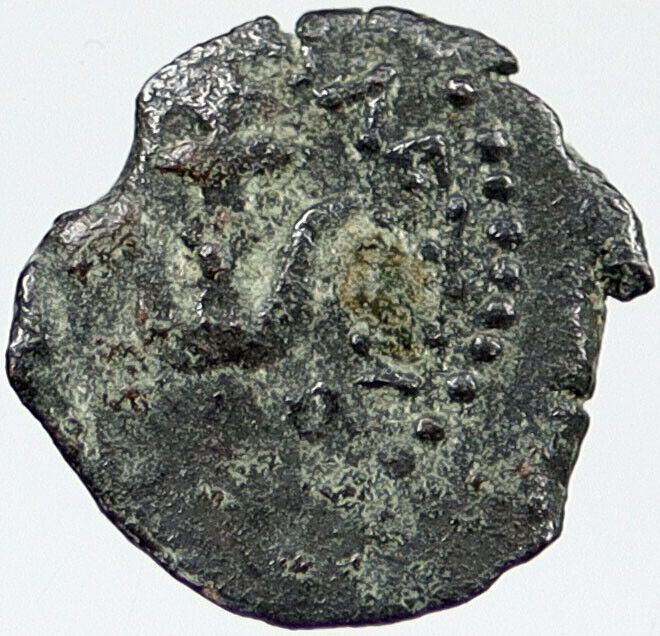 103BC Ancient Biblical Widow's Mite ALEXANDER JANNAEUS Coin HENDIN 1150 i120390