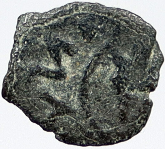 80BC Biblical Jerusalem Widow's Mite ALEXANDER JANNAEUS Coin HENDIN 1153 i120360