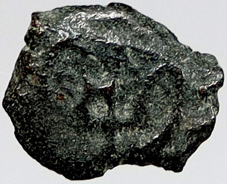 80BC Biblical Jerusalem Widow's Mite ALEXANDER JANNAEUS Coin HENDIN 1153 i121090