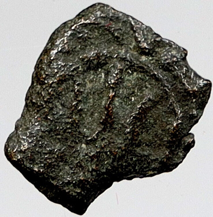 80BC Biblical Jerusalem Widow's Mite ALEXANDER JANNAEUS Coin HENDIN 1153 i121110