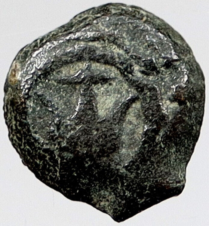 80BC Biblical Jerusalem Widow's Mite ALEXANDER JANNAEUS Coin HENDIN 1153 i121124