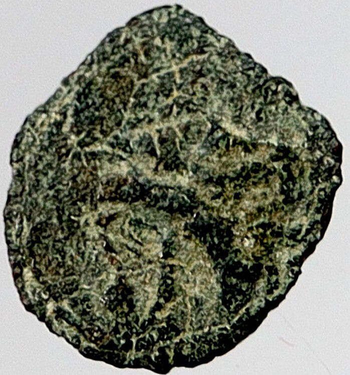 80BC Biblical Jerusalem Widow's Mite ALEXANDER JANNAEUS Coin HENDIN 1153 i121122