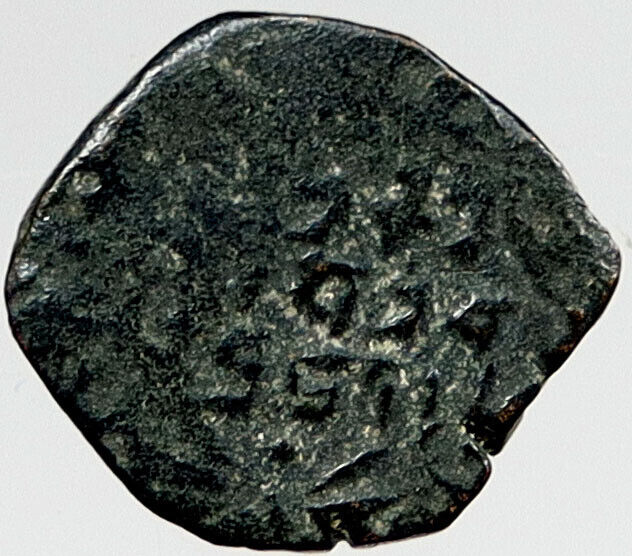 103BC Ancient Bible Greek JERUSALEM Coin JEWISH Kng JANNAEUS HENDIN 1145 i121065