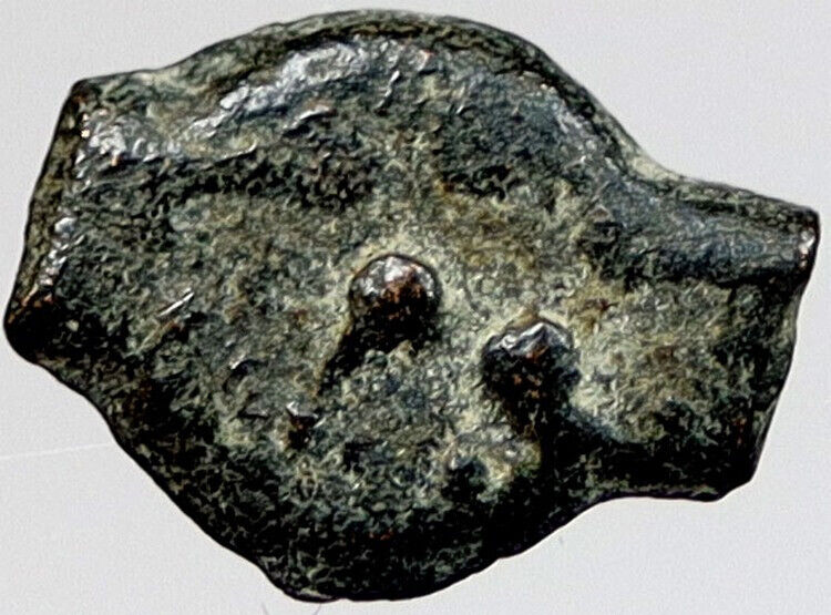 80BC Biblical Jerusalem Widow's Mite ALEXANDER JANNAEUS Coin HENDIN 1153 i121091