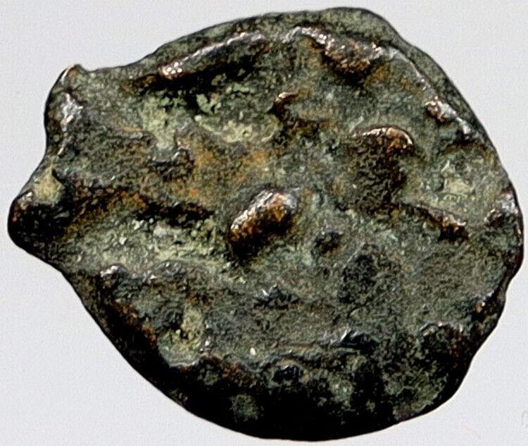 80BC Biblical Jerusalem Widow's Mite ALEXANDER JANNAEUS Coin HENDIN 1153 i121109