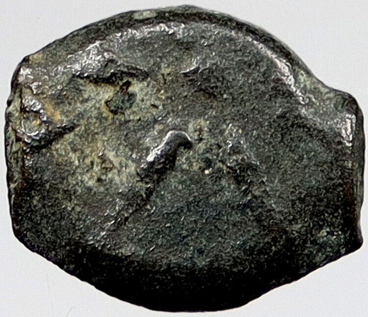 80BC Biblical Jerusalem Widow's Mite ALEXANDER JANNAEUS Coin HENDIN 1153 i121100
