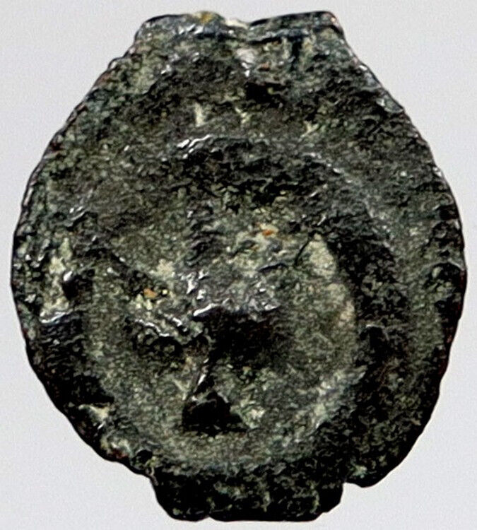 80BC Biblical Jerusalem Widow's Mite ALEXANDER JANNAEUS Coin HENDIN 1153 i121114