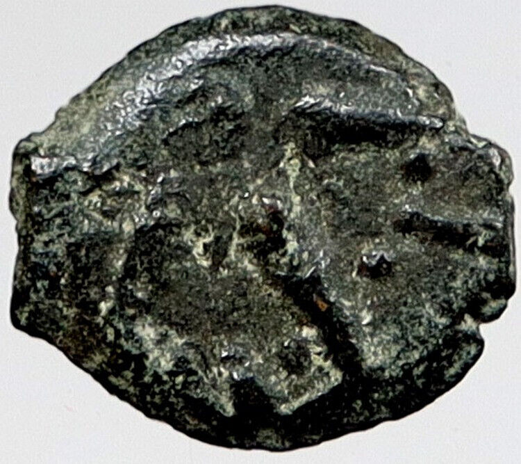 80BC Biblical Jerusalem Widow's Mite ALEXANDER JANNAEUS Coin HENDIN 1153 i121114