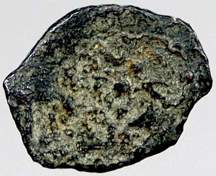 80BC Biblical Jerusalem Widow's Mite ALEXANDER JANNAEUS Coin HENDIN 1153 i121111