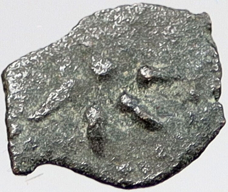 80BC Biblical Jerusalem Widow's Mite ALEXANDER JANNAEUS Coin HENDIN 1153 i121143
