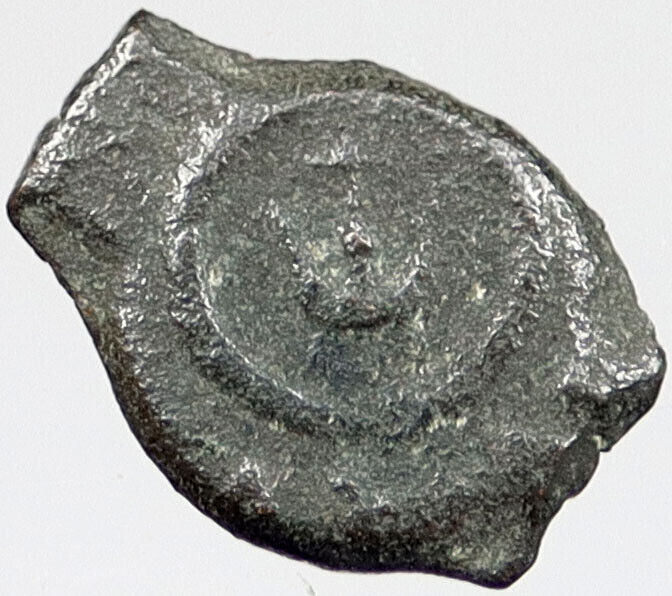 80BC Biblical Jerusalem Widow's Mite ALEXANDER JANNAEUS Coin HENDIN 1153 i121132