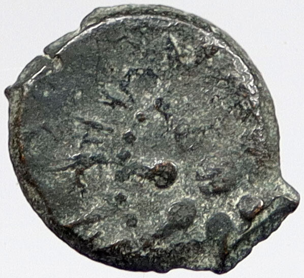 80BC Ancient Biblical Widow's Mite ALEXANDER JANNAEUS Coin HENDIN 1152 i121139