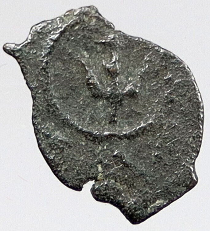 80BC Biblical Jerusalem Widow's Mite ALEXANDER JANNAEUS Coin HENDIN 1153 i121147