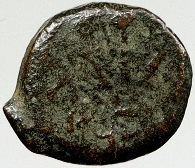 103BC Ancient Biblical Widow's Mite ALEXANDER JANNAEUS Coin HENDIN 1150 i121050