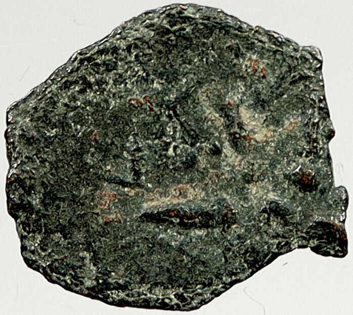 80BC Biblical Jerusalem Widow's Mite ALEXANDER JANNAEUS Coin HENDIN 1153 i121042