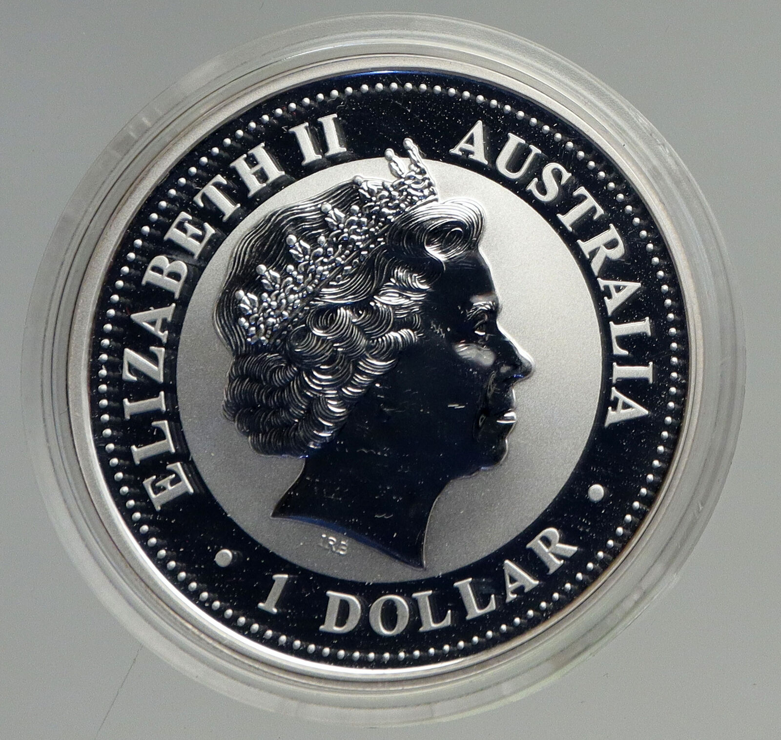 2001 AUSTRALIA Elizabeth II Chinese Zodiac Snake ART Proof Silver $1 Coin i94558