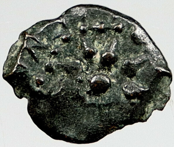 80BC Ancient Biblical Widow's Mite ALEXANDER JANNAEUS Coin HENDIN 1152 i121058