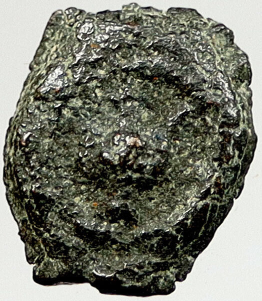 80BC Biblical Jerusalem Widow's Mite ALEXANDER JANNAEUS Coin HENDIN 1153 i121044