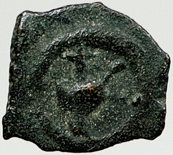 80BC Biblical Jerusalem Widow's Mite ALEXANDER JANNAEUS Coin HENDIN 1153 i121047
