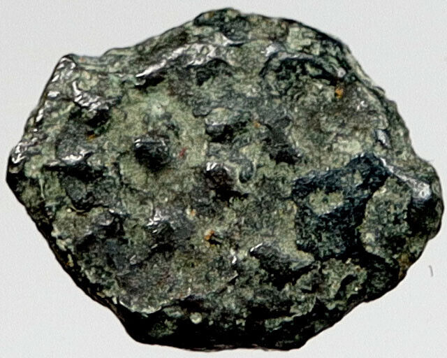 80BC Biblical Jerusalem Widow's Mite ALEXANDER JANNAEUS Coin HENDIN 1153 i121063