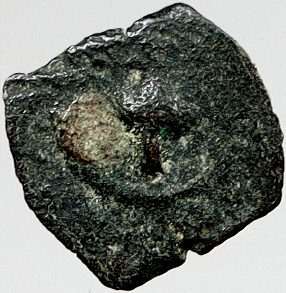 80BC Biblical Jerusalem Widow's Mite ALEXANDER JANNAEUS Coin HENDIN 1153 i121062