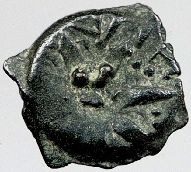 80BC Biblical Jerusalem Widow's Mite ALEXANDER JANNAEUS Coin HENDIN 1153 i121084
