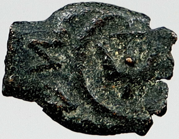 80BC Biblical Jerusalem Widow's Mite ALEXANDER JANNAEUS Coin HENDIN 1153 i121066
