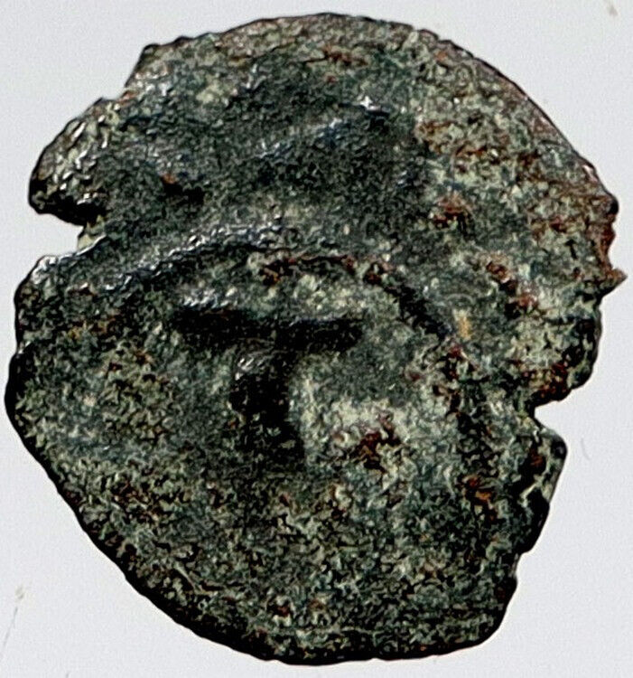 80BC Biblical Jerusalem Widow's Mite ALEXANDER JANNAEUS Coin HENDIN 1153 i121087